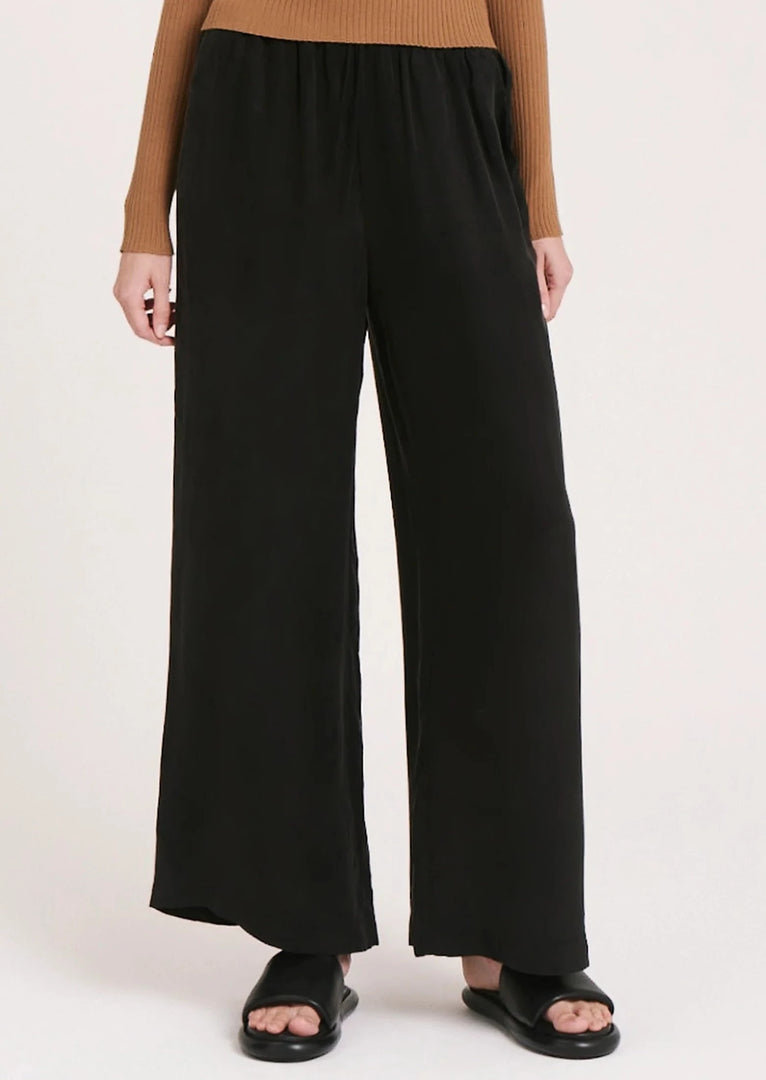 LEA CUPRO PANT - BLACK