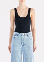 Load image into Gallery viewer, ORGANIC 90s SINGLET -BLACK
