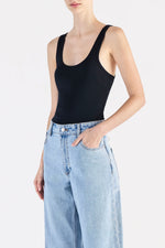 Load image into Gallery viewer, ORGANIC 90s SINGLET -BLACK
