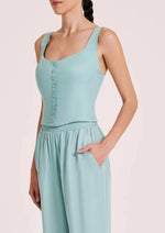Load image into Gallery viewer, LEA CUPRO CORSET AQUA

