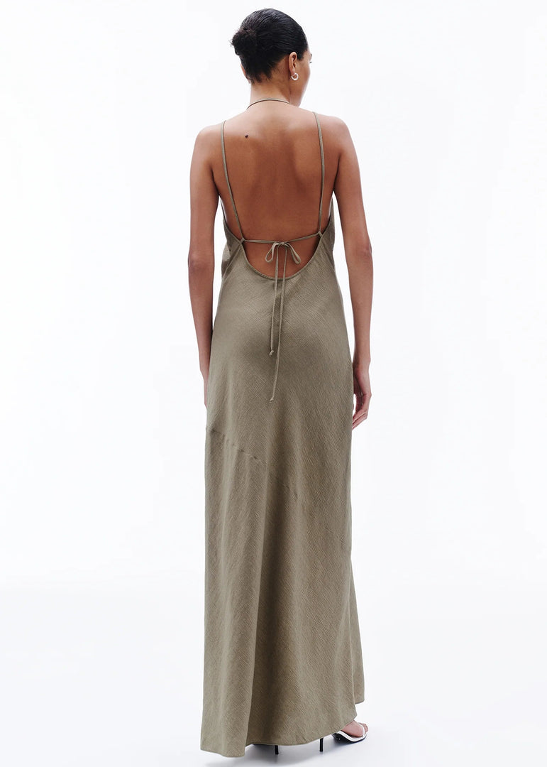 WINFIELD MAXI DRESS - DEEP SAGE