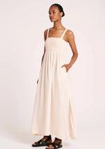 Load image into Gallery viewer, RYNN LINEN MAXI DRESS
