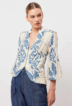 Load image into Gallery viewer, JOLIE LINEN BLEND JACKET DEL SOL
