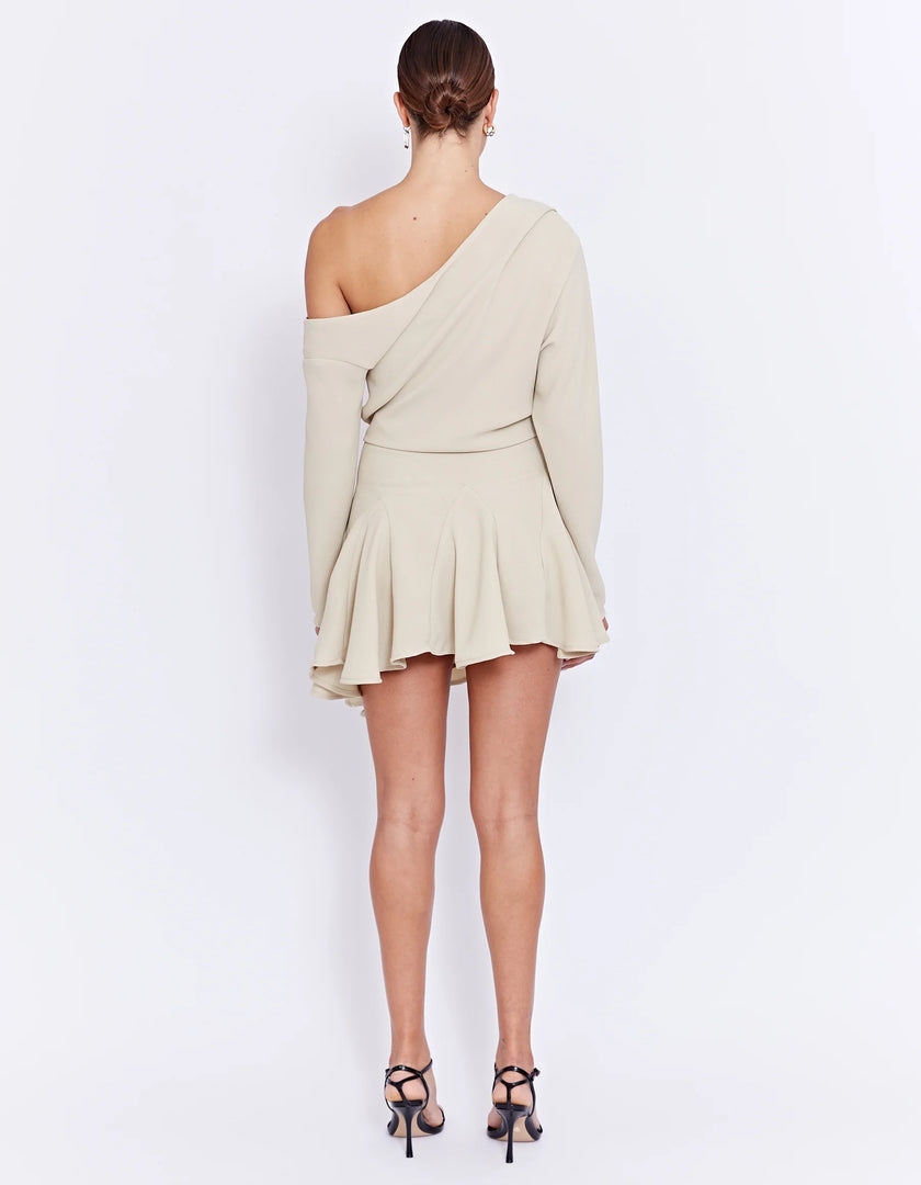 LUCIA MINI DRESS OATMEAL