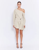 Load image into Gallery viewer, LUCIA MINI DRESS OATMEAL
