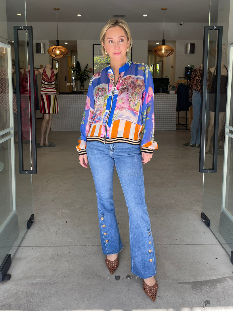 DOLCI SILK BOMBER  BLUPENNA