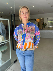 DOLCI SILK BOMBER  BLUPENNA