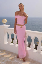 Load image into Gallery viewer, RIKKI MAXI SKIRT PINK
