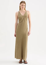 Load image into Gallery viewer, WINFIELD MAXI DRESS - DEEP SAGE
