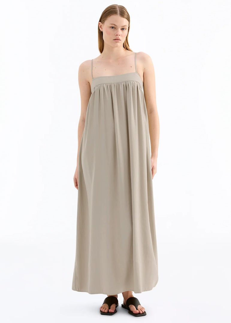 SIENNA MAXI DRESS - ARTICHOKE