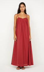 Load image into Gallery viewer, VIVIAN MAXI DRESS - CHERRY
