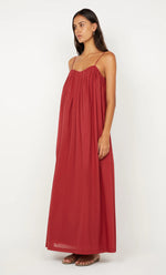 Load image into Gallery viewer, VIVIAN MAXI DRESS - CHERRY
