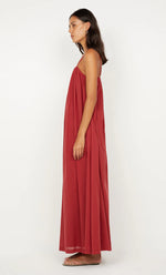 Load image into Gallery viewer, VIVIAN MAXI DRESS - CHERRY
