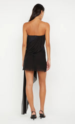 Load image into Gallery viewer, DANKA STRAPLESS MINI DRESS BLACK
