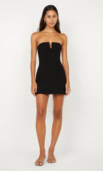 Load image into Gallery viewer, RAFI STRAPLESS MINI DRESS
