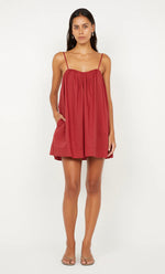 Load image into Gallery viewer, VIVIAN MINI DRESS - CHERRY
