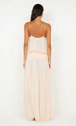 Load image into Gallery viewer, CAMILLE BLOUSON DRESS PEACH
