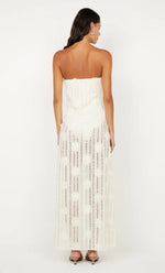 Load image into Gallery viewer, AMELIE STRAPLESS DRESS - IVORY
