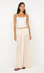 Load image into Gallery viewer, CAMILLE MAXI SKIRT - PEACH
