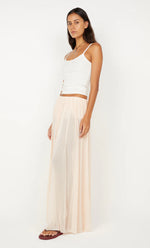 Load image into Gallery viewer, CAMILLE MAXI SKIRT - PEACH

