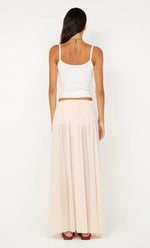 Load image into Gallery viewer, CAMILLE MAXI SKIRT - PEACH
