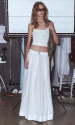 Load image into Gallery viewer, LYNNA MAXI SKIRT - WHITE
