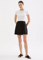 Load image into Gallery viewer, THILDA LINEN SKIRT -BLACK
