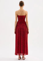 Load image into Gallery viewer, SAFFRON STRAPLESS MAXI DRESS
