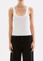 Load image into Gallery viewer, ORGANIC 90s SINGLET -WHITE
