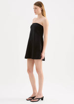 Load image into Gallery viewer, ELYSE LINEN MINI DRESS
