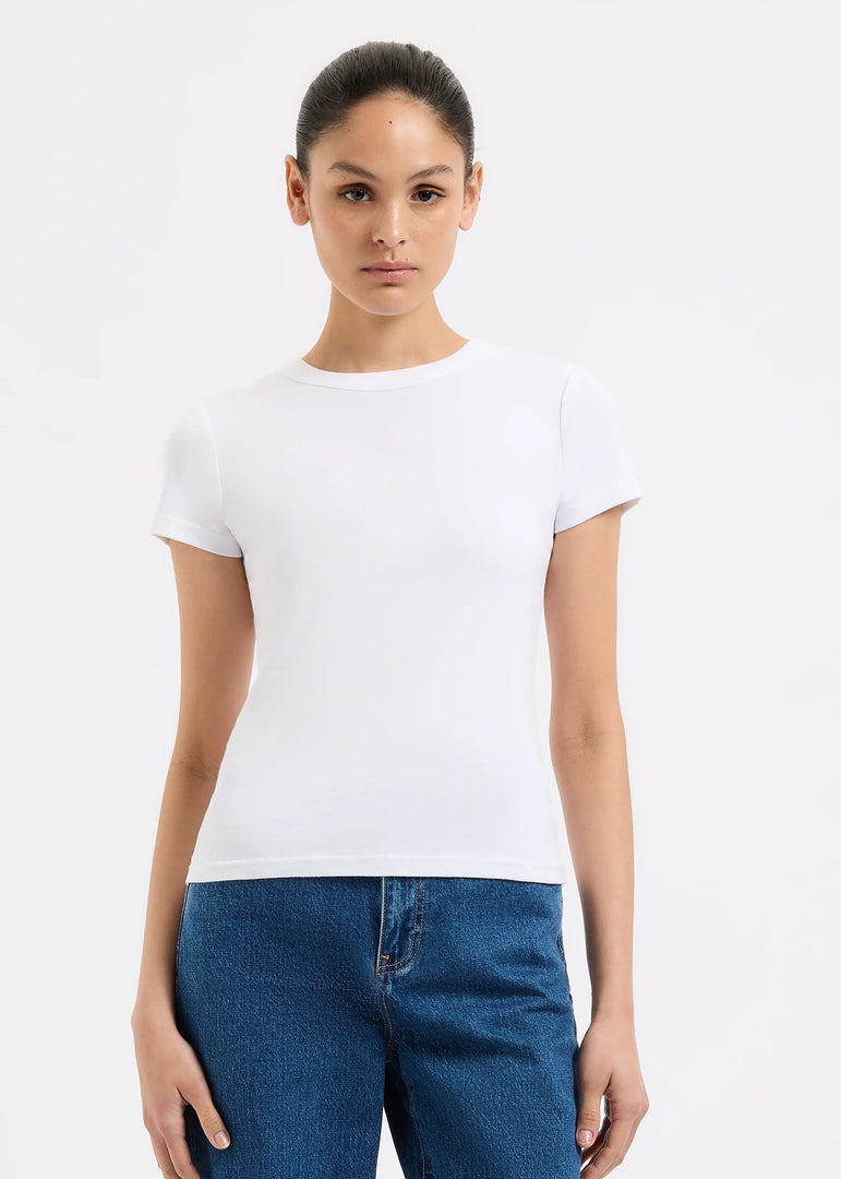 ORGANIC BABY  TEE - WHITE