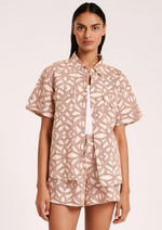 Load image into Gallery viewer, SHANI LINEN SHIRT SEVILLE
