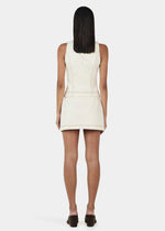 Load image into Gallery viewer, AGGIE DENIM SKIRT - ECRU
