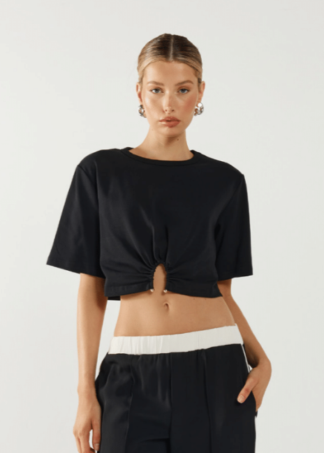 DAWSON RING TEE - BLACK