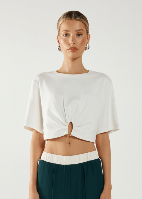 DAWSON RING TEE - WHITE