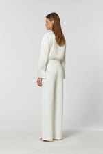Load image into Gallery viewer, SHIM FLARE PANTS - IVORY
