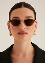 Load image into Gallery viewer, THE SYDNEY SUNGLASSES - GOLD BROWN
