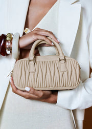 TILDA HANDLE BAG - OYSTER