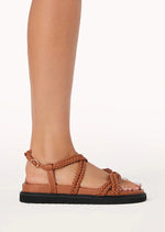 Load image into Gallery viewer, ZAYLEE SANDAL TAN

