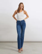 Load image into Gallery viewer, PERCY FLARE JEAN - DENIM
