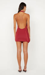 Load image into Gallery viewer, SUSIE MINI DRESS - CHERRY

