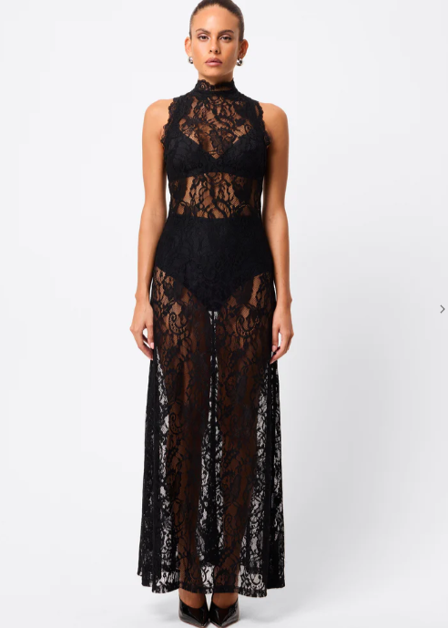 LACED IN LOVE MAXI DRESS