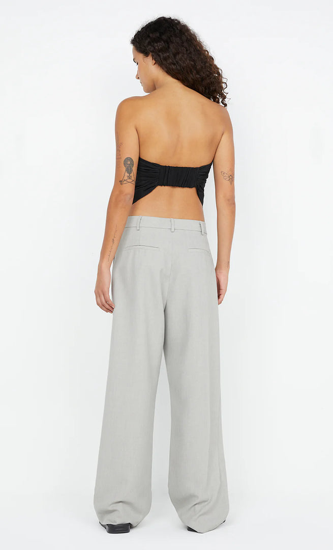 ARCHER STRAPLESS TOP BLACK