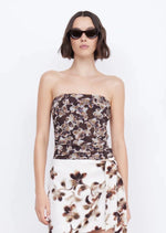 Load image into Gallery viewer, HERLANI TUBE TOP HIBISCUS
