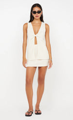 Load image into Gallery viewer, MILLA MINI SKIRT WHITE

