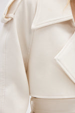 Load image into Gallery viewer, DILLEN TRENCH COAT - IVORY
