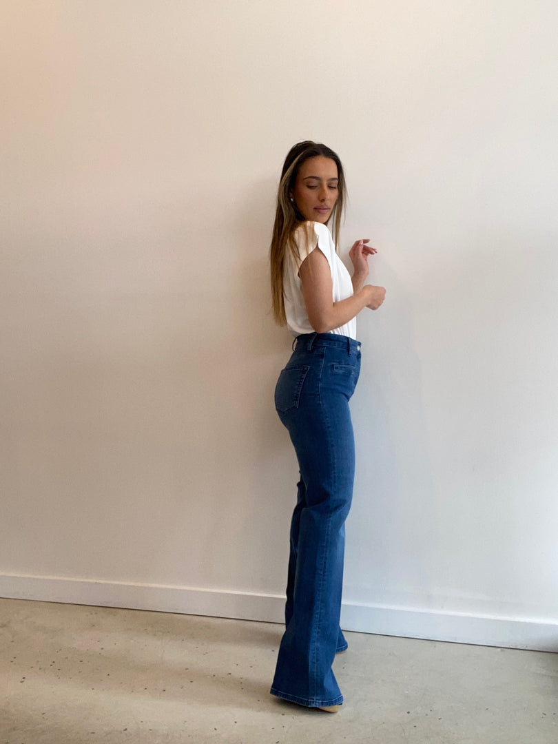 PERCY FLARE JEAN - DENIM