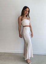 Load image into Gallery viewer, INES CUPRO SKIRT - CLOUD
