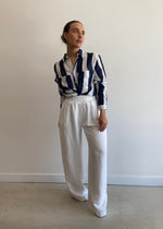 Load image into Gallery viewer, NAUTICAL SHIRT BLUE WHITE
