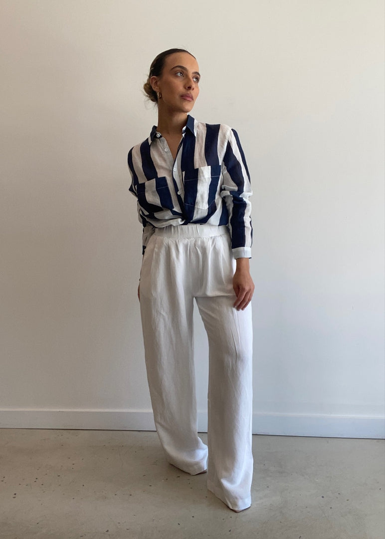 NAUTICAL SHIRT BLUE WHITE